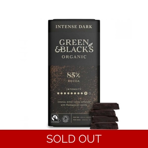 Green & Blacks Dark Chocolate 85 Percent Cocoa Bar - 90g